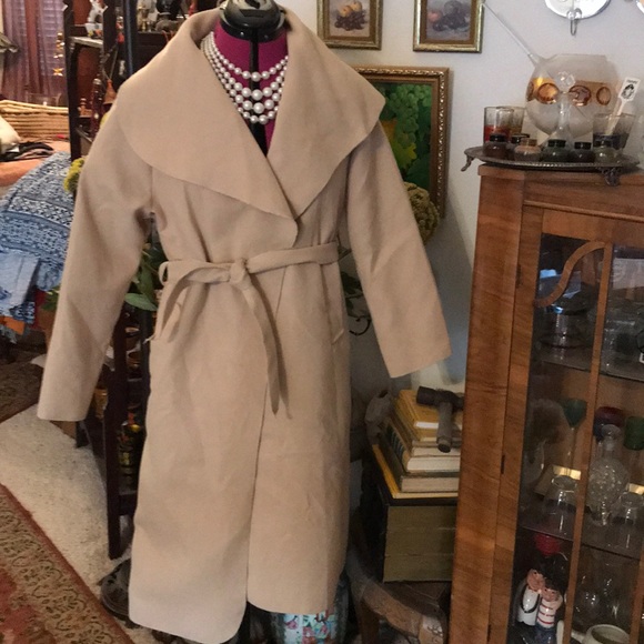 italy made in itsly Moda Jackets & Blazers - Italy. MODA Cream waterfall coat made in Italy